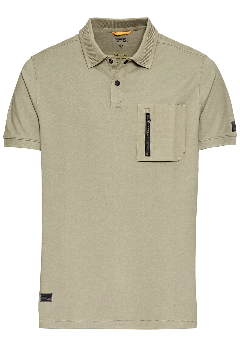 Kurzarm Poloshirt mit Cooling Effekt