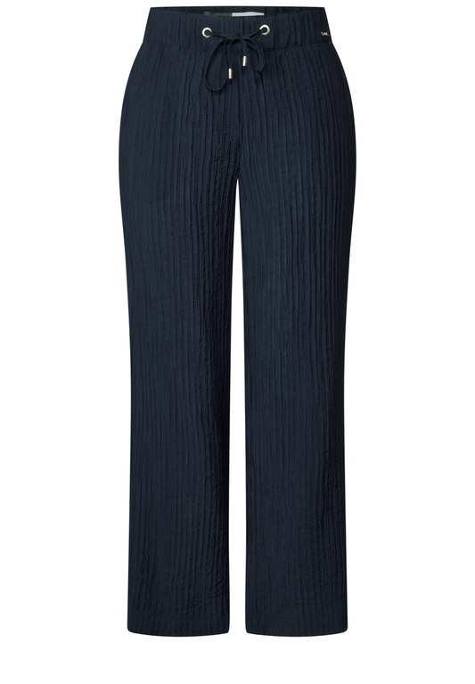 Wide Leg Strukturhose