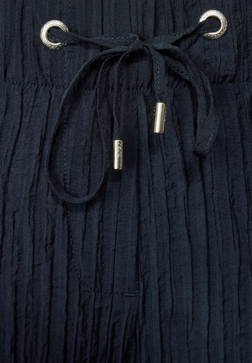 Wide Leg Strukturhose