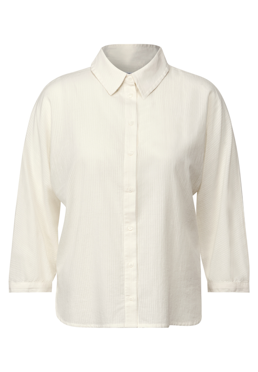 Bluse mit Streifenstruktur