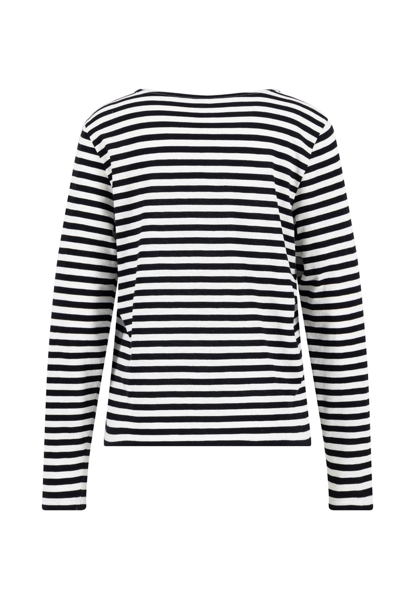 LONGSLEEVE STRIPE SLUB STRUCTUE