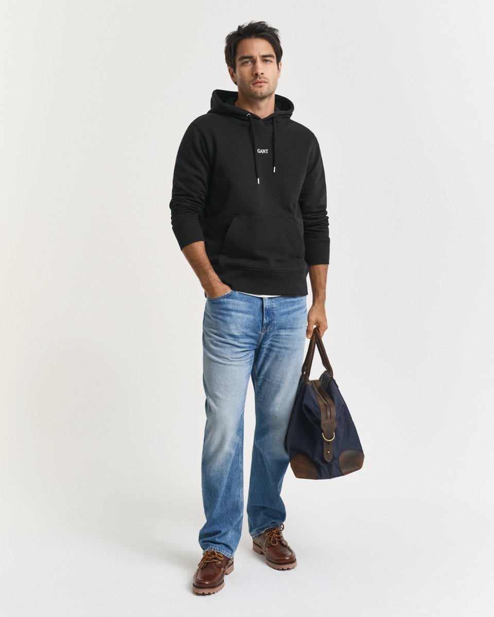 Hoodie mit kleiner Grafik