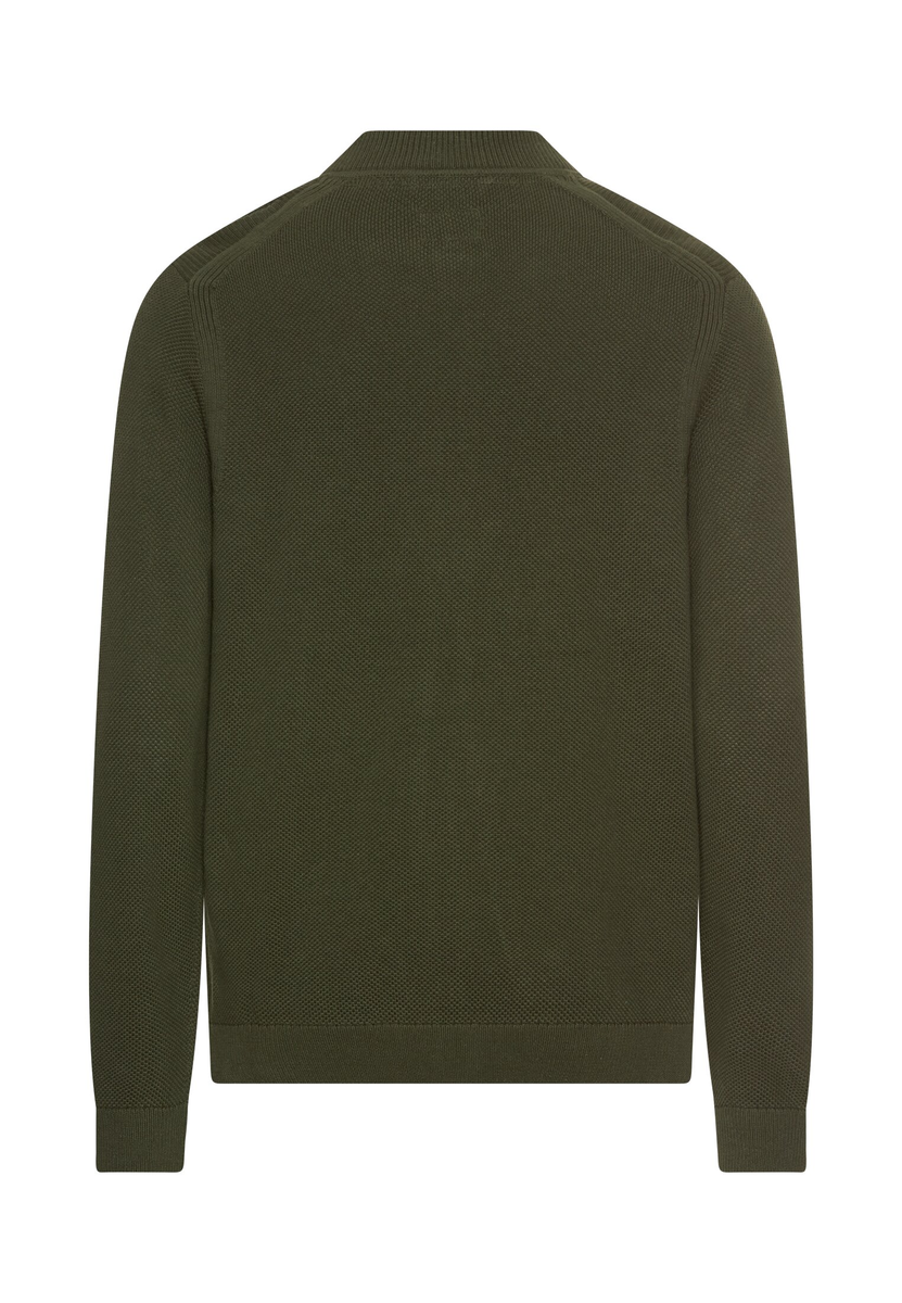 Strickjacke im Bomberstil