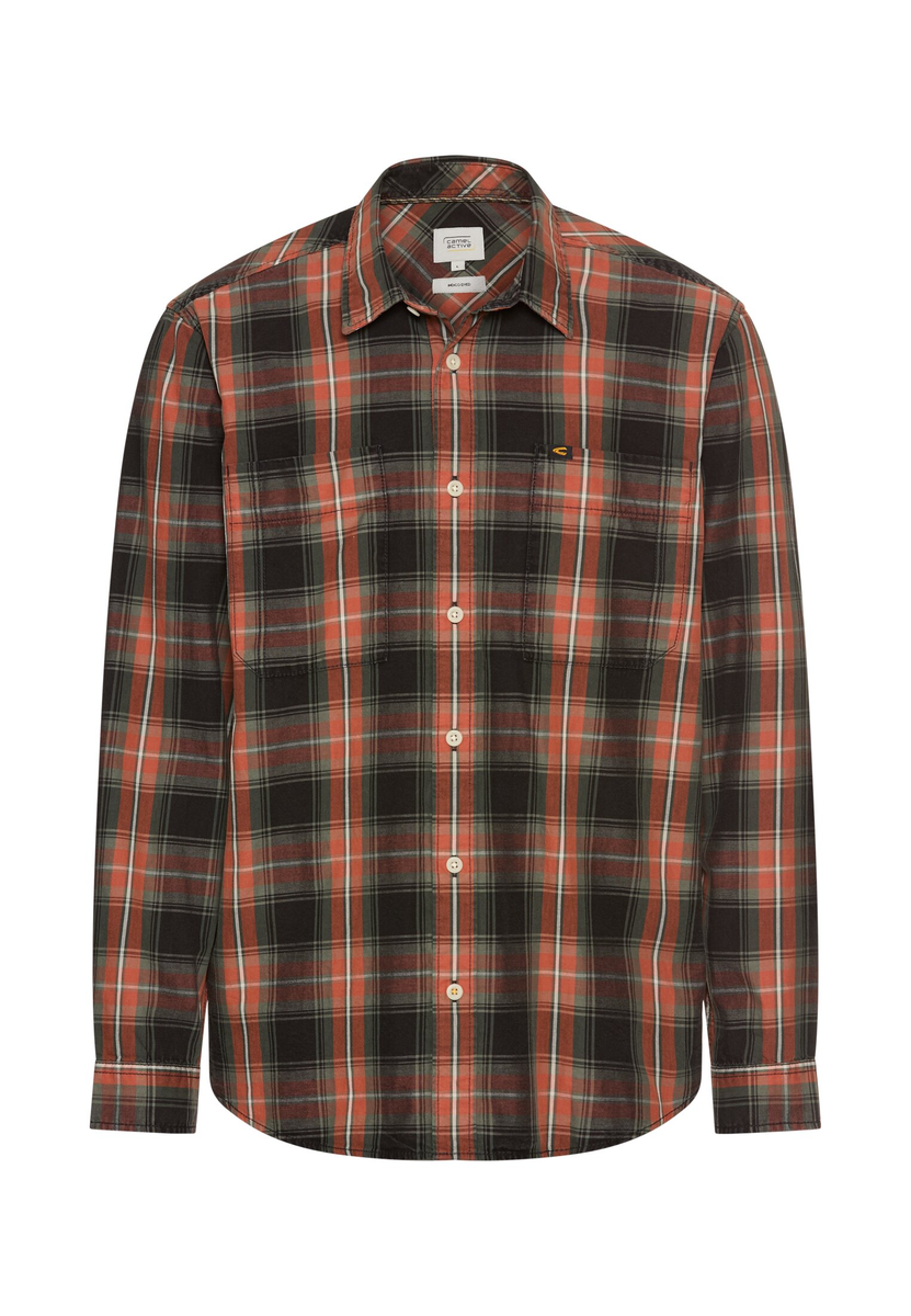 Langarmhemd mit Brusttaschen