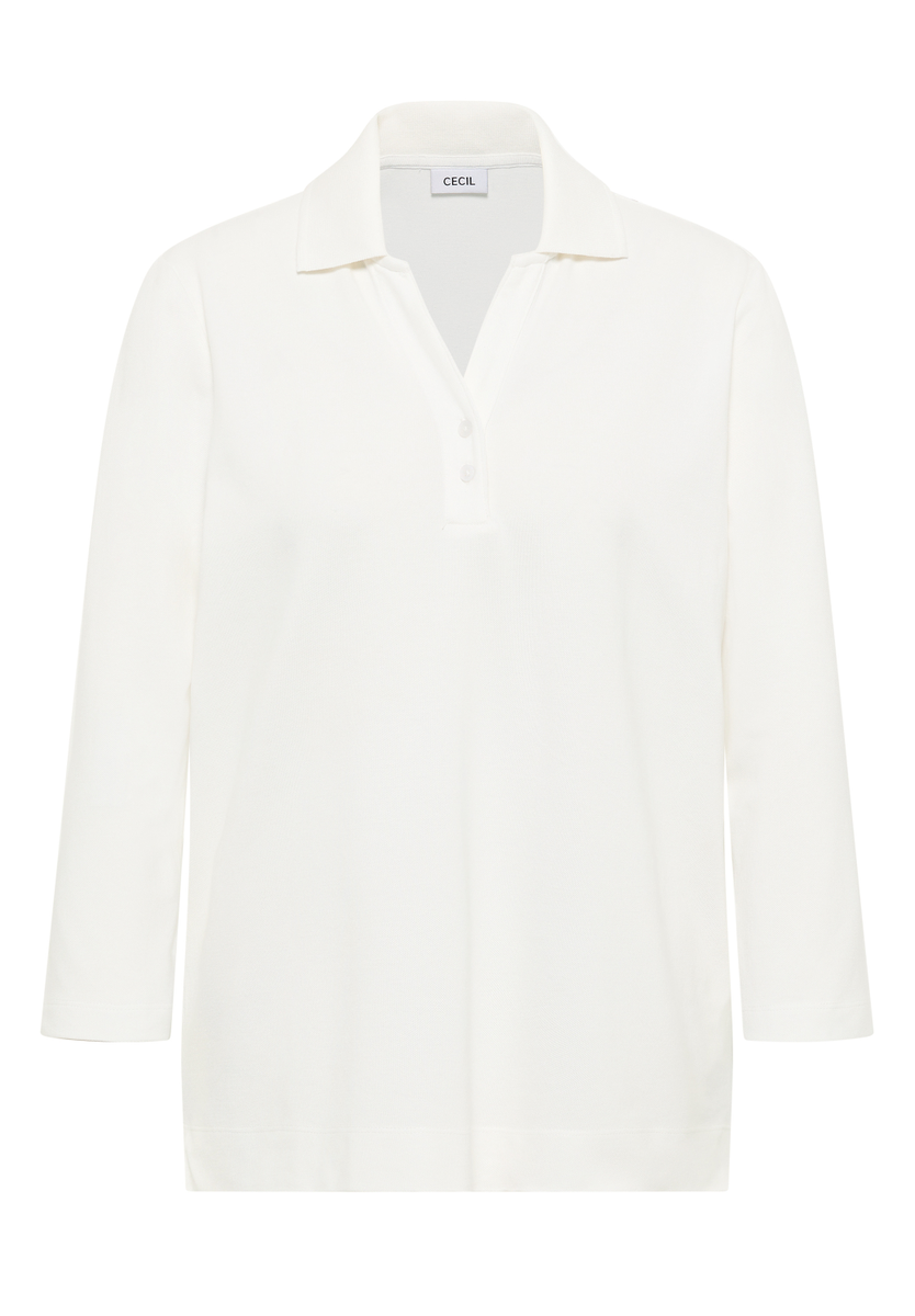 Poloshirt mit Knopfdetail