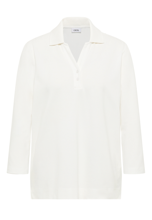 Poloshirt mit Knopfdetail
