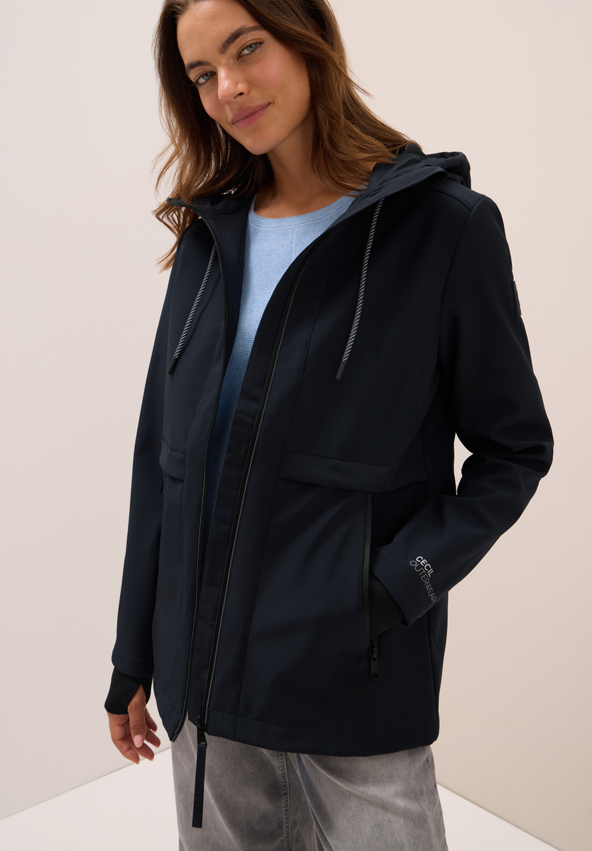 Midi Softshell Jacke