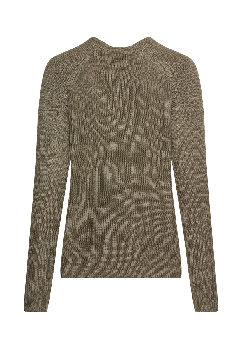 Strickpullover mit V-Ausschnitt