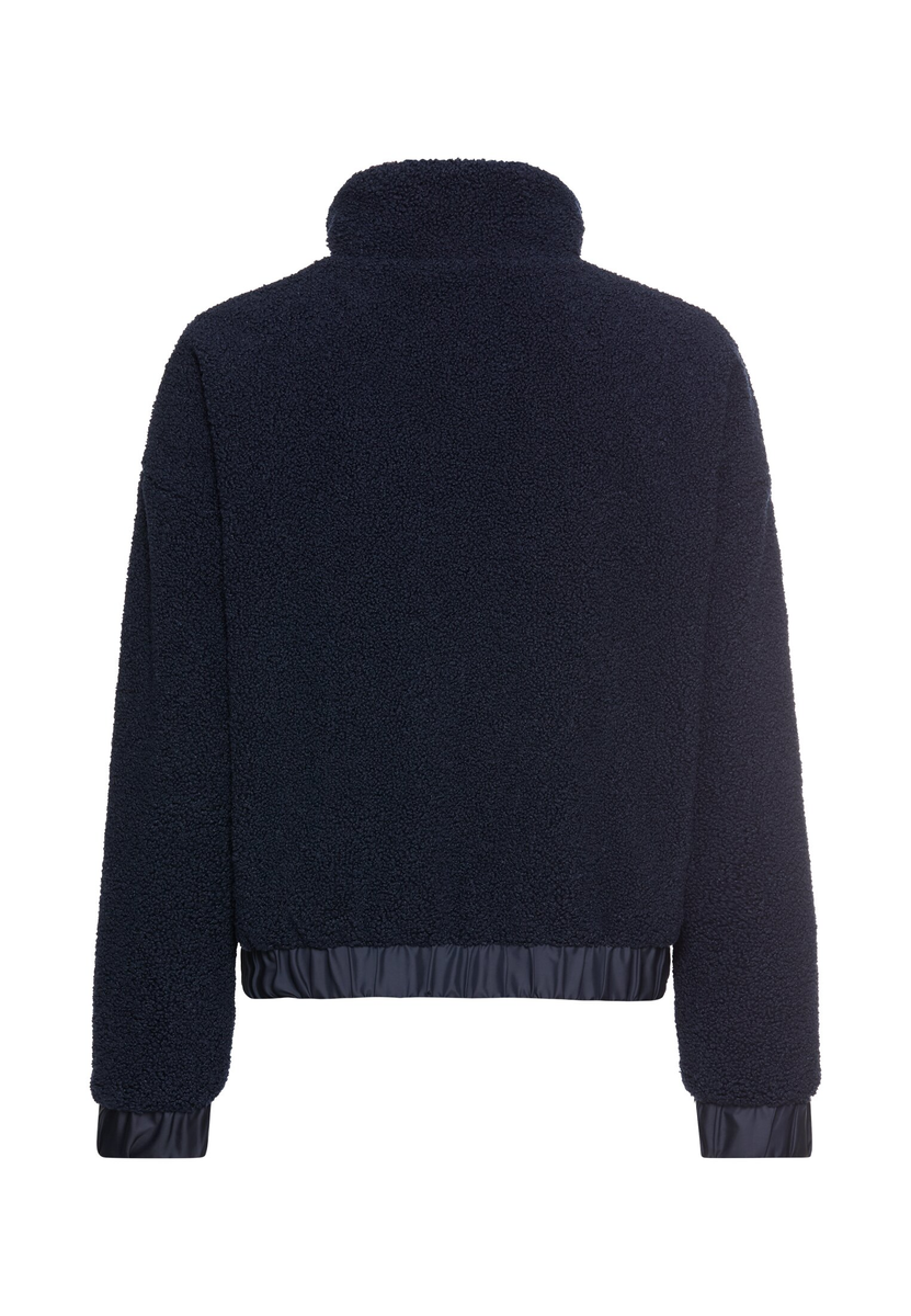 Teddy Blouson mit Stehkragen und 2-Wege-Reißverschluss