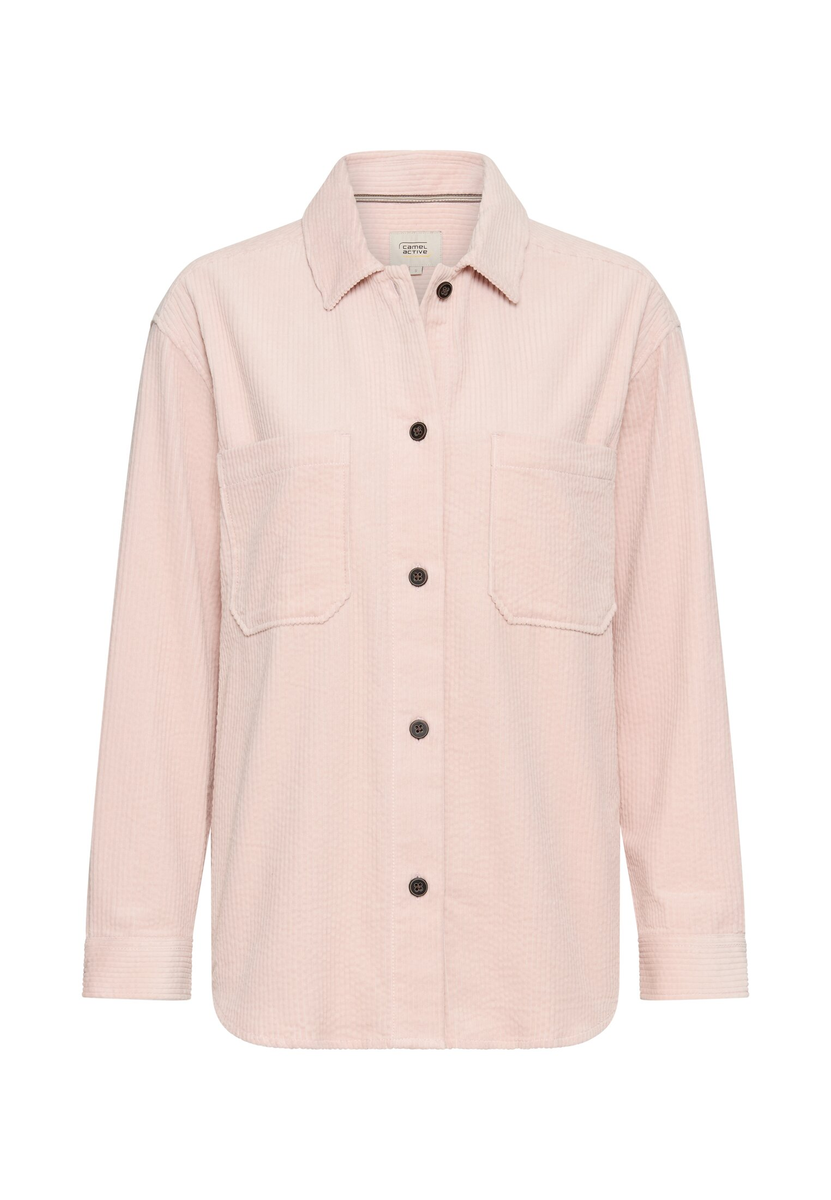 Cord-Bluse aus reiner Baumwolle