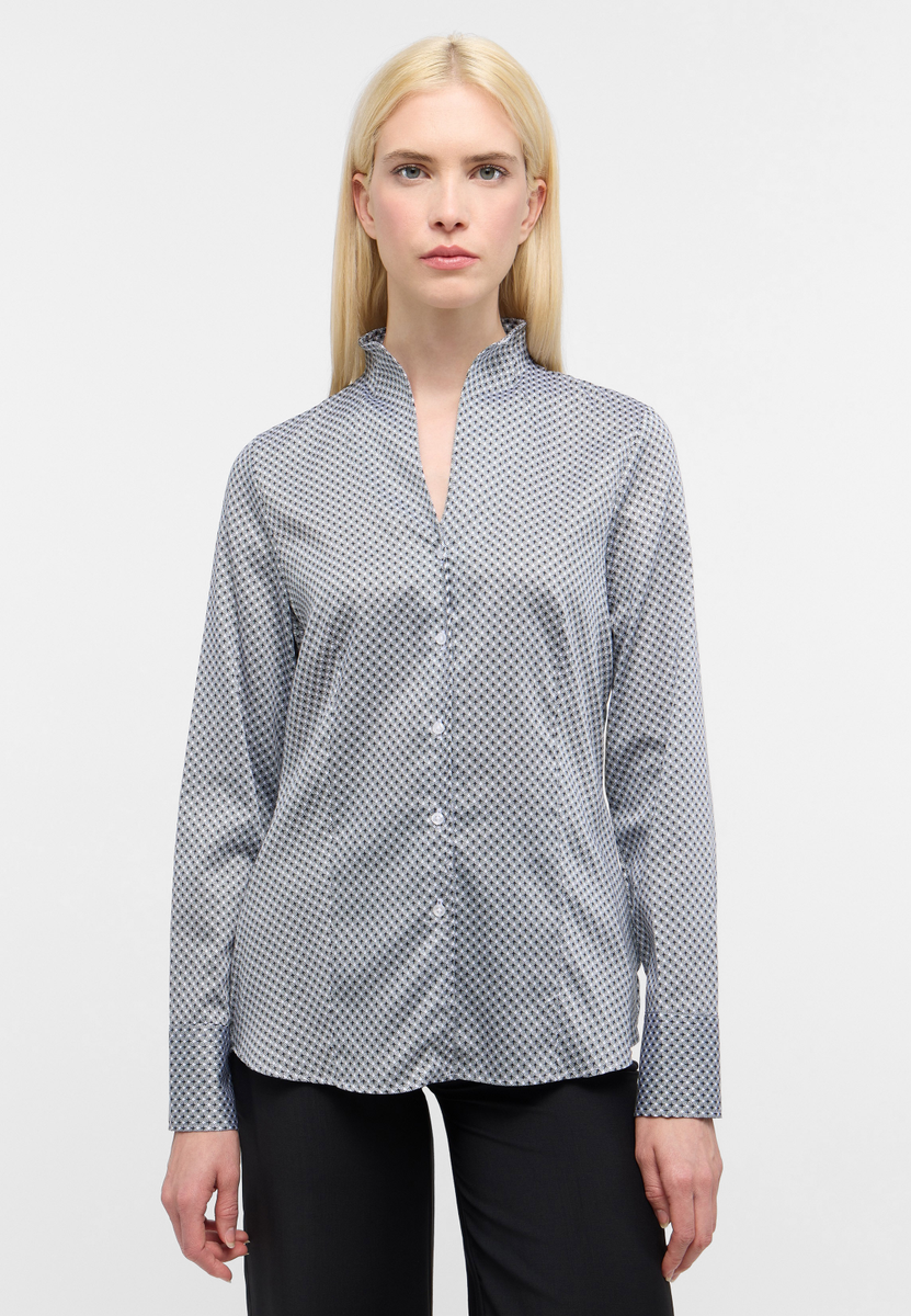 Bluse Satingewebe Langarm