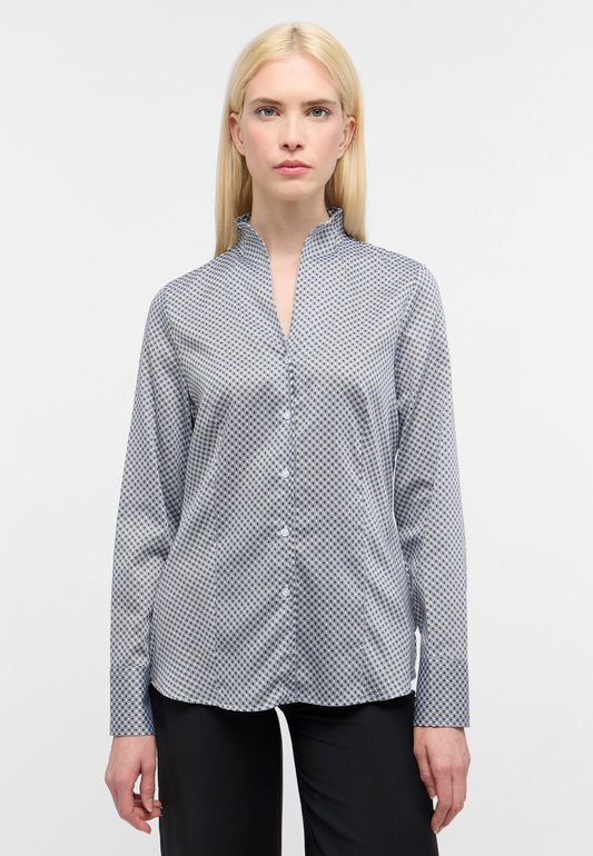 Bluse Satingewebe Langarm