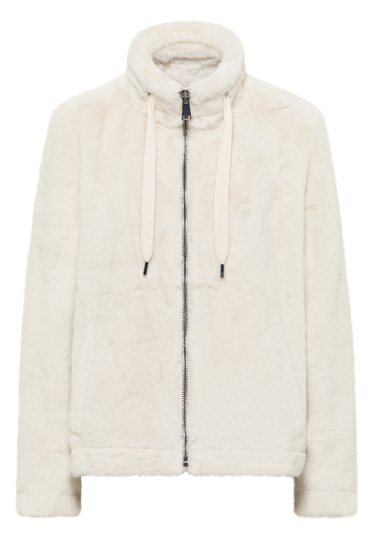 Kurze Fellimitat Jacke