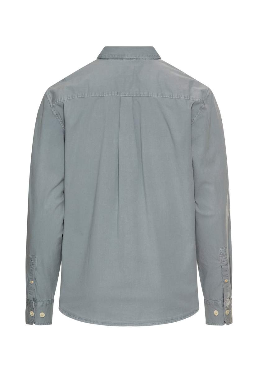 Langarmhemd mit Button-Down Kragen