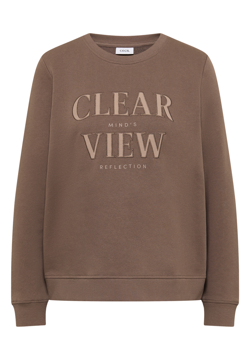 Sweatshirt mit Wording