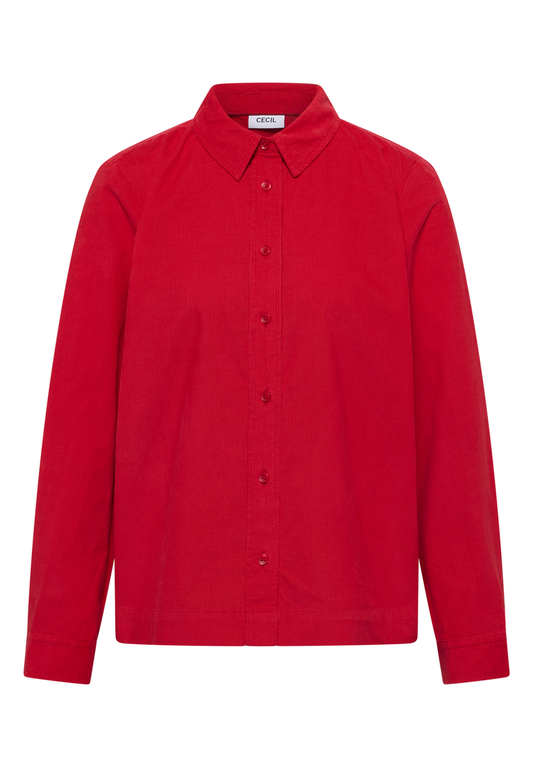 Cord Hemdbluse