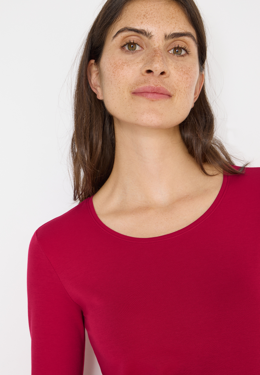 Basic Langarmshirt