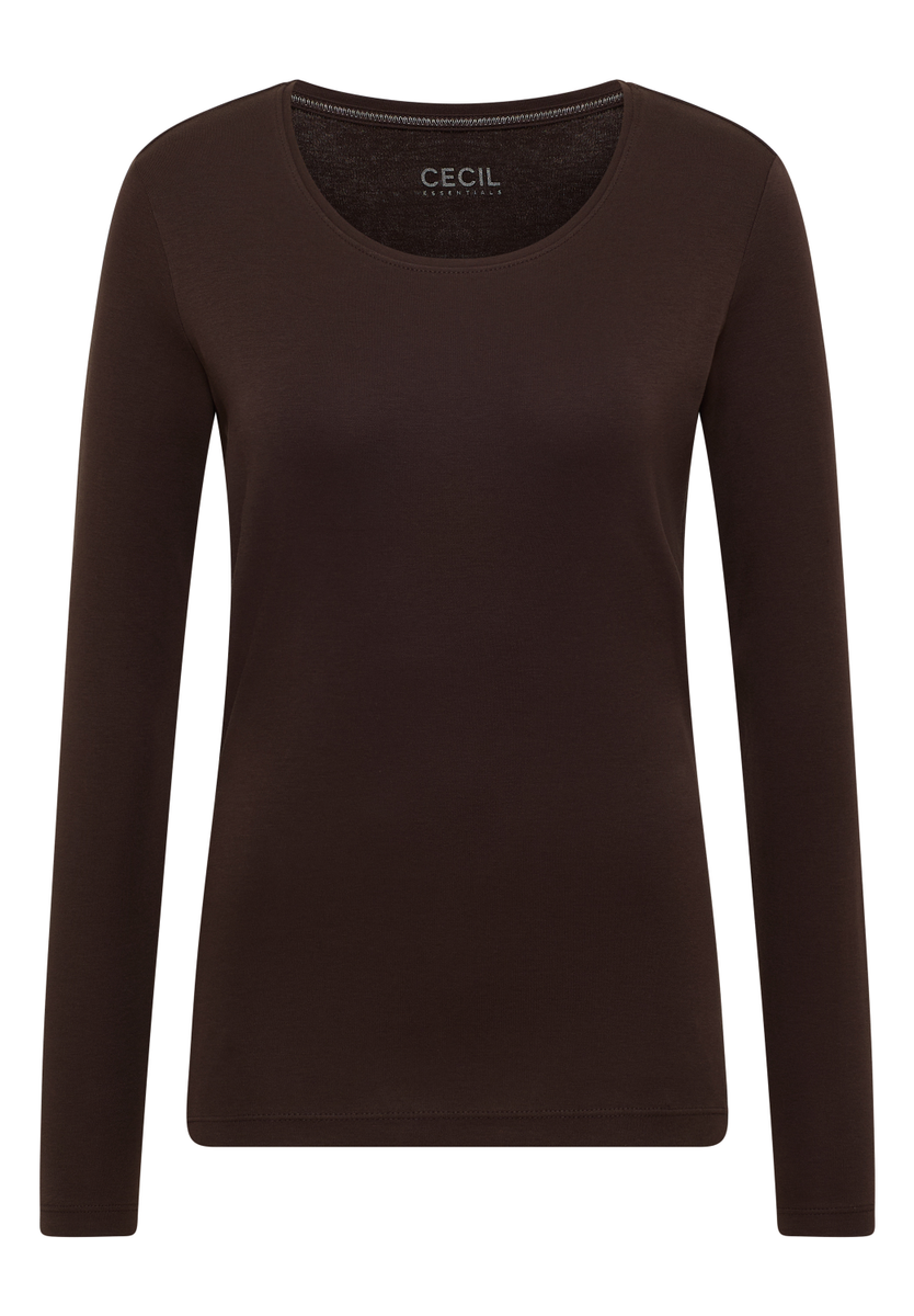 Basic Langarmshirt