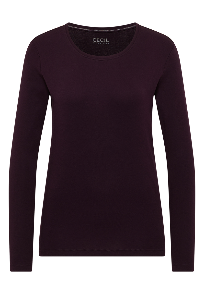Basic Langarmshirt