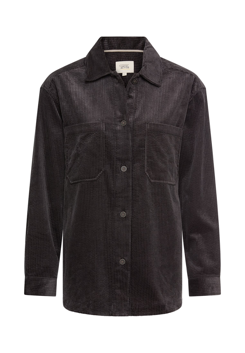 Cord-Bluse aus reiner Baumwolle