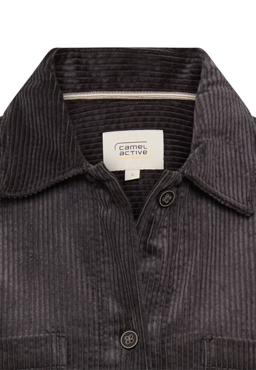 Cord-Bluse aus reiner Baumwolle