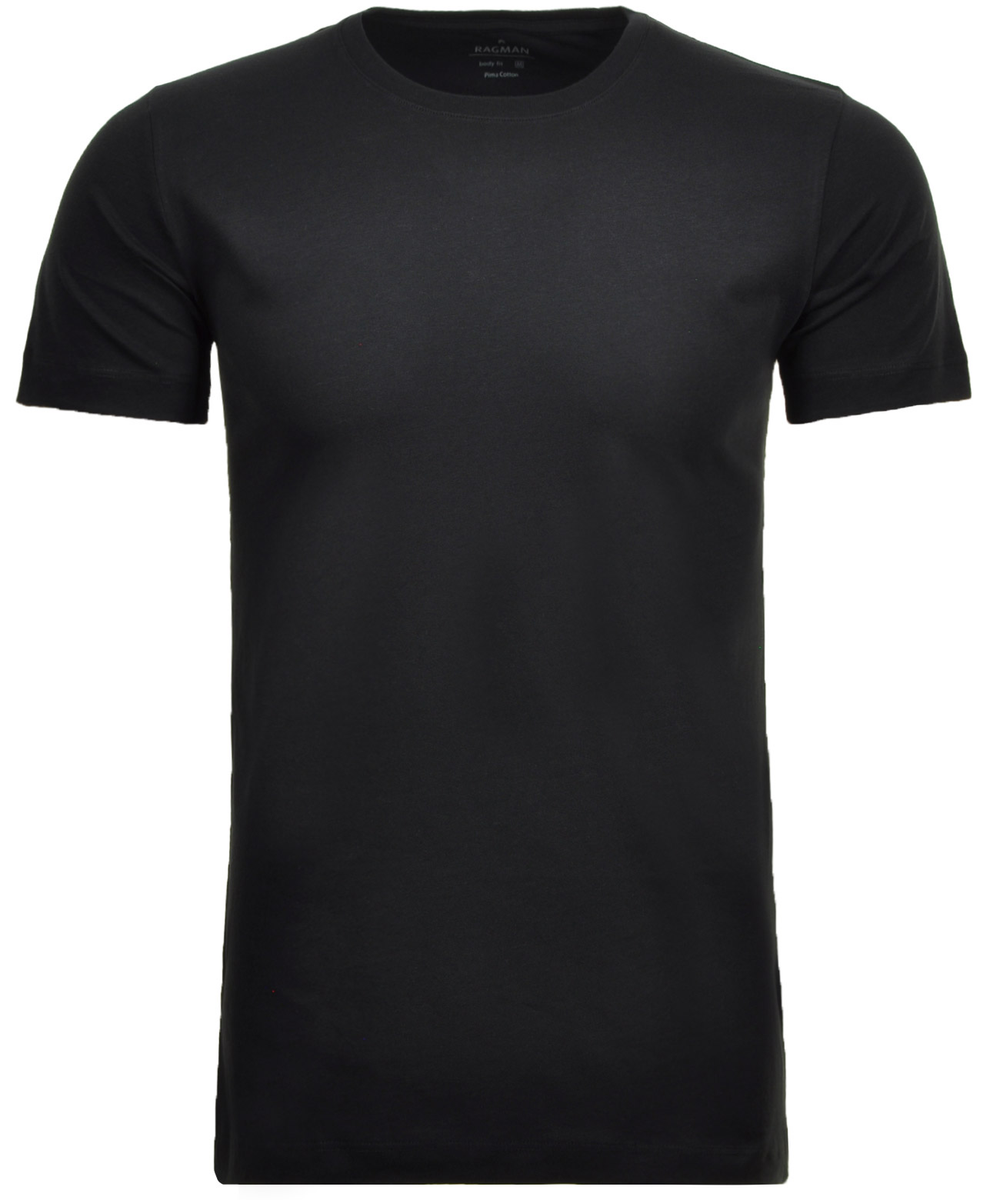 2 T-Shirt Doppelpack Bodyfit mit Rundhals