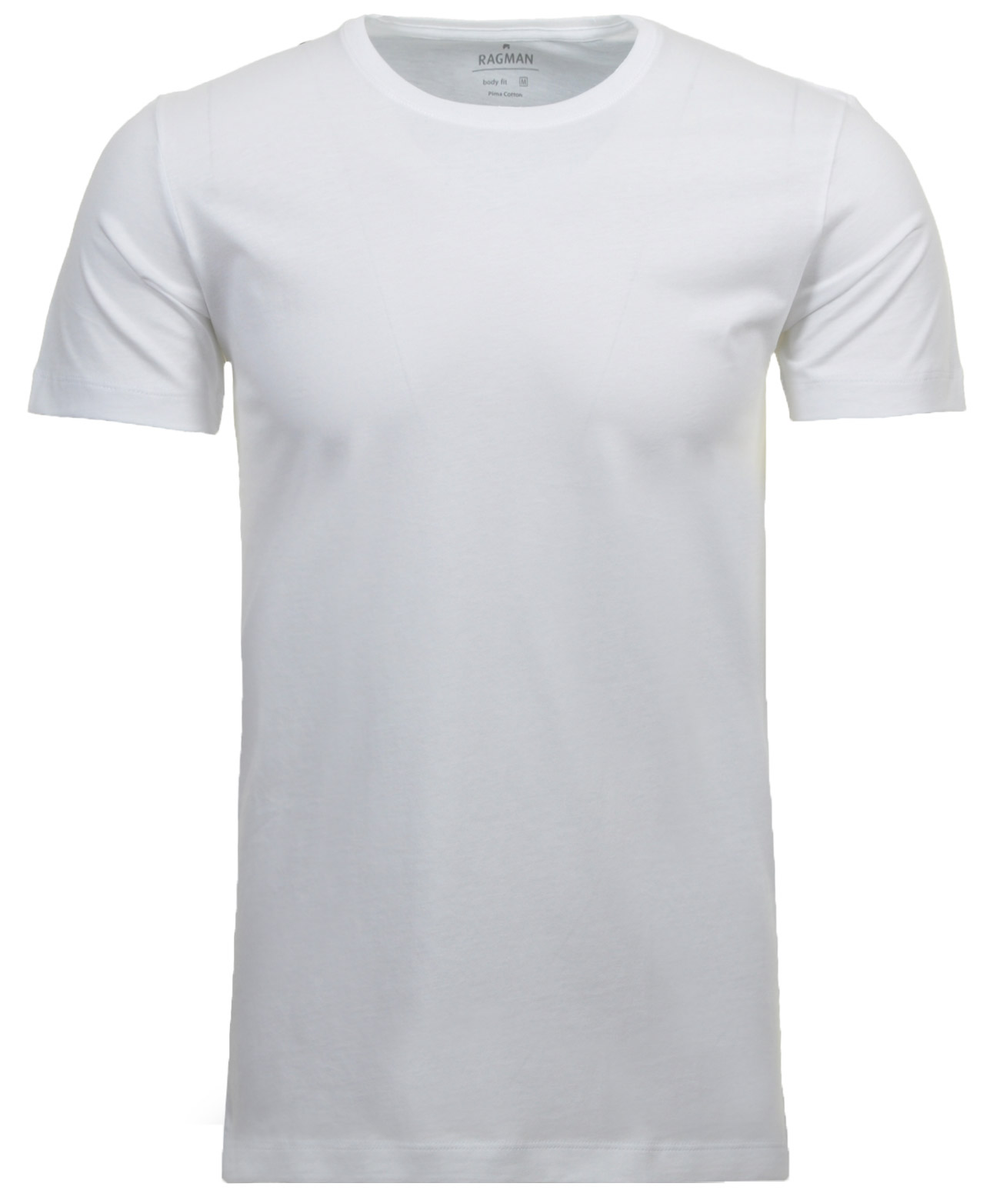 2 T-Shirt Doppelpack Bodyfit mit Rundhals