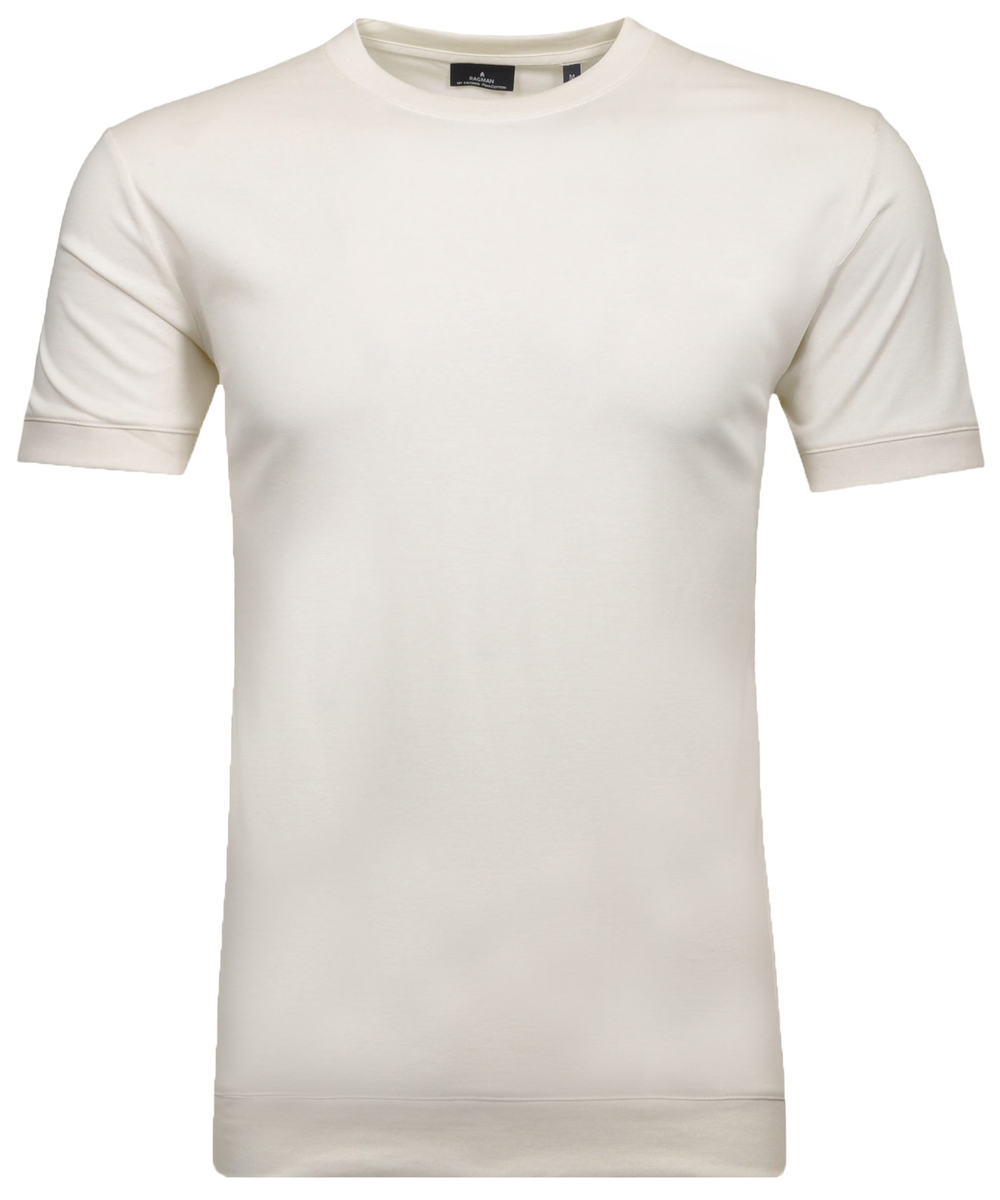 Pima T-Shirt Rundhals mit Bündchen