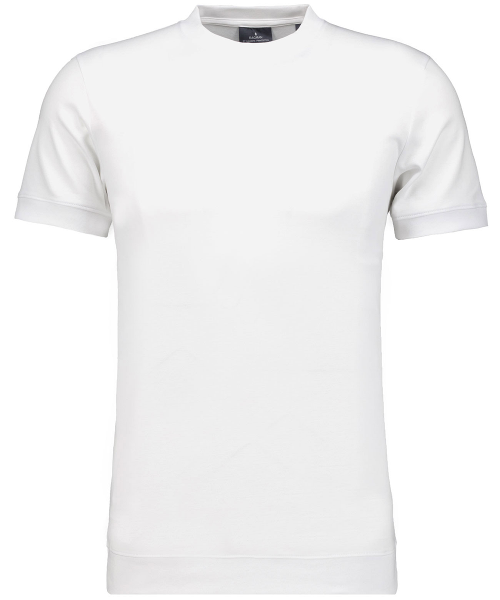 Pima T-Shirt Rundhals mit Bündchen