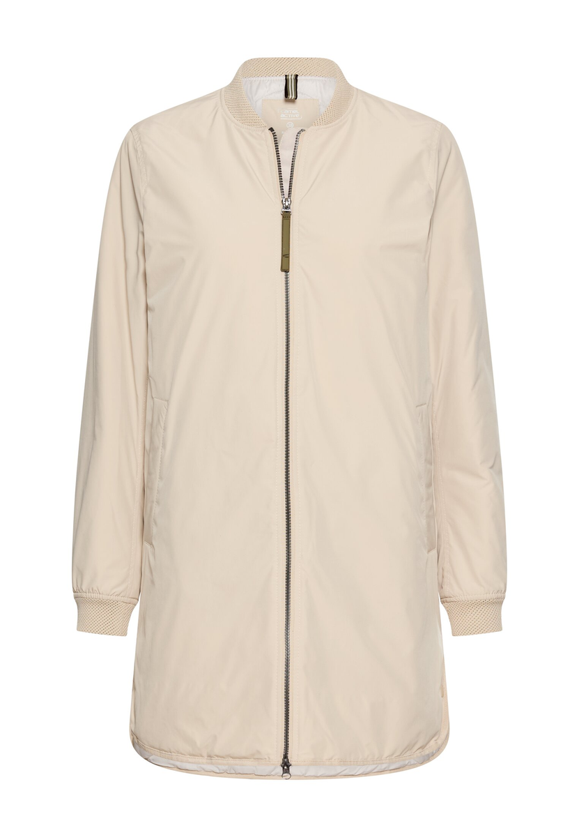 Wasserabweisender Mantel aus reinem Polyester