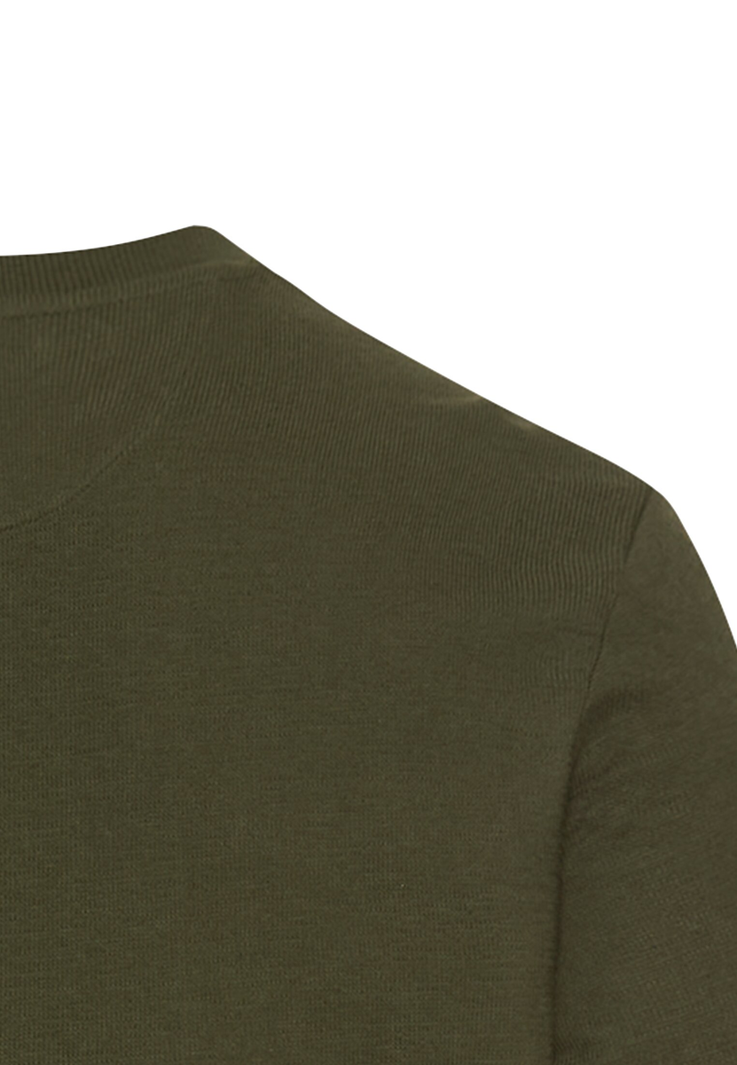 Henleyshirt aus reiner Baumwolle