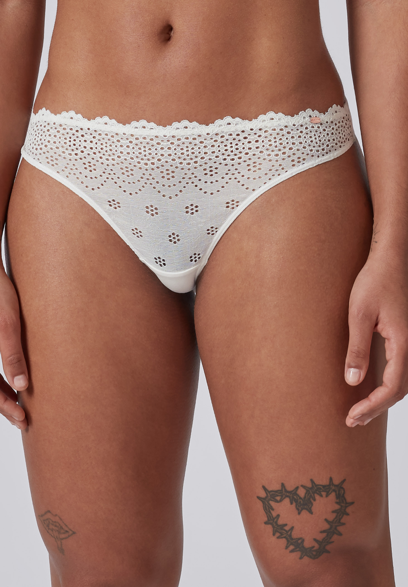 Skiny Damen String Bamboo Lace