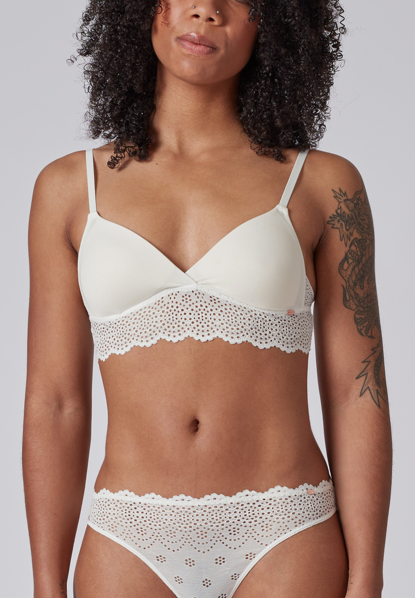 Skiny Damen Soft BH herausnehmbare Pads Bamboo Lace