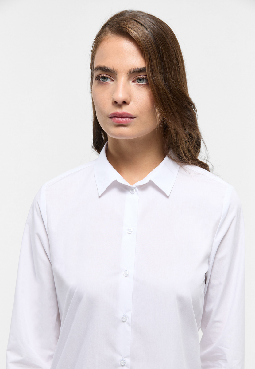 Bluse Popeline Langarm