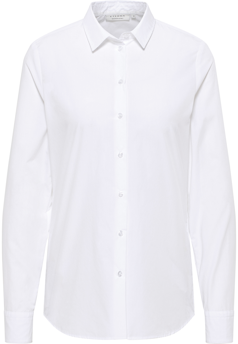 Bluse Popeline Langarm