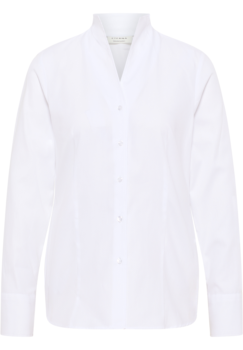 Bluse Jacquard Langarm