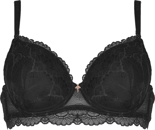Underwired bra padded