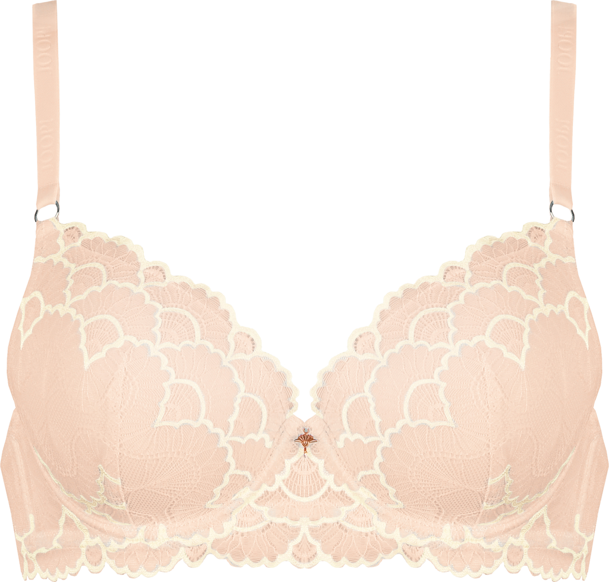 Underwired bra padded