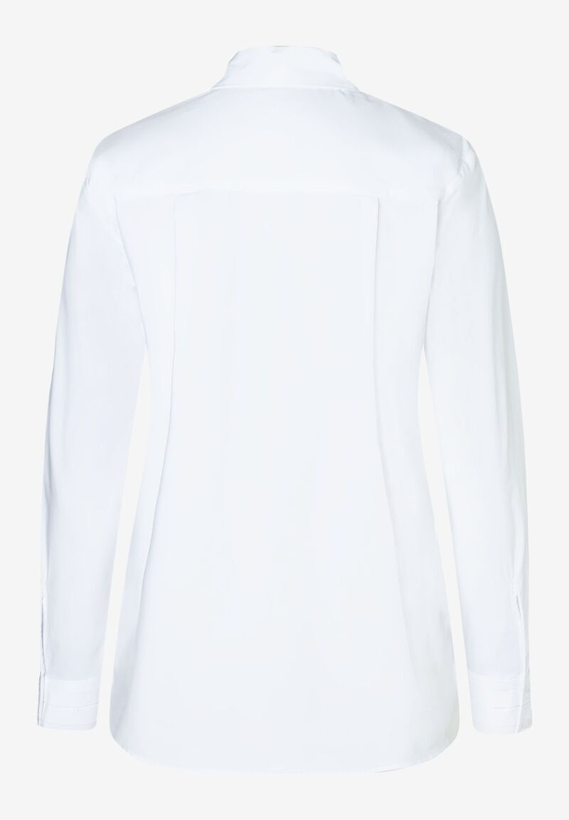 Longbluse  weiß  Winter-Kollektion