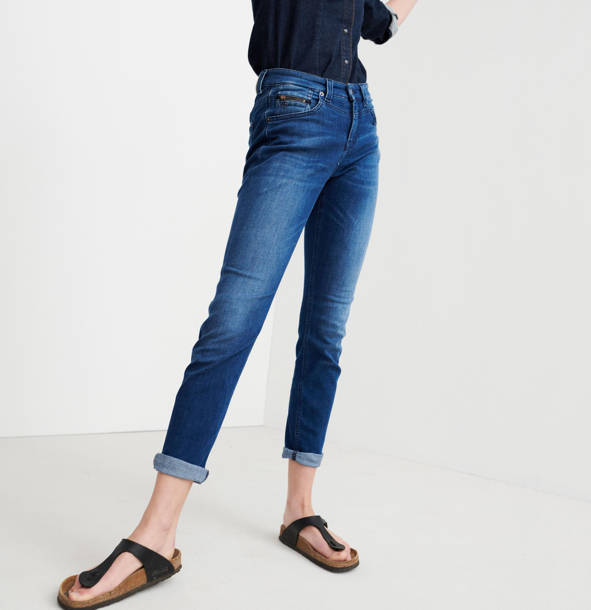 MAC JEANS - RICH SLIM, Light authentic denim