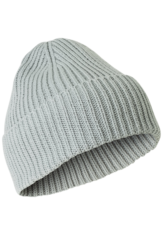 Feinstrick-Beanie aus reiner Baumwolle