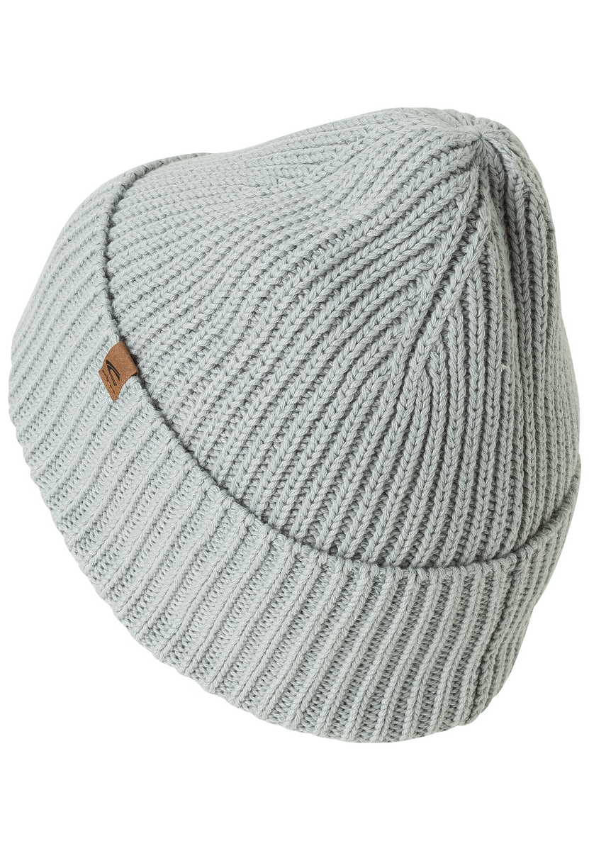 Feinstrick-Beanie aus reiner Baumwolle