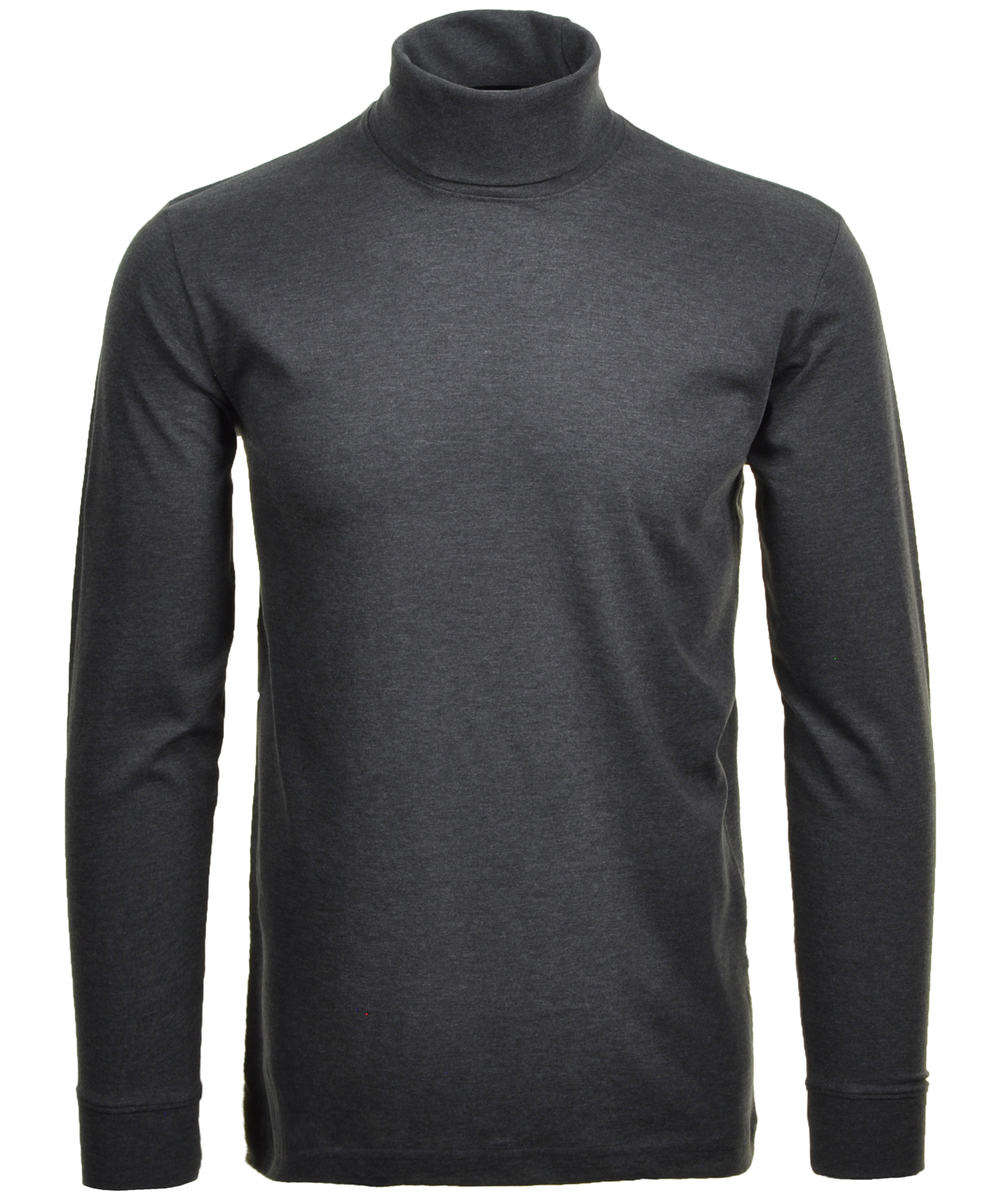 Basic Rollkragenshirt langarm