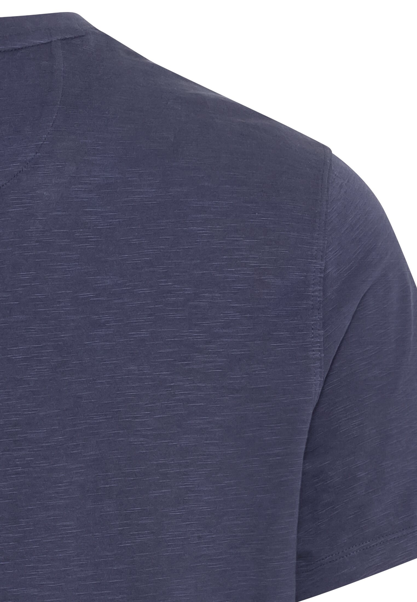 Henley T-Shirt aus reiner Baumwolle