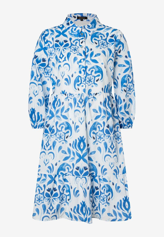 Hemdblusenkleid  blau/weiß  Sommer-Kollektion