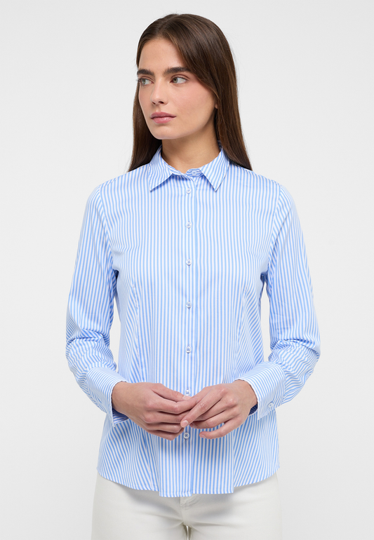 Bluse Satingewebe Langarm