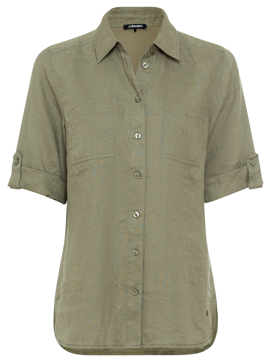 Blouse Woven Short Sleeves