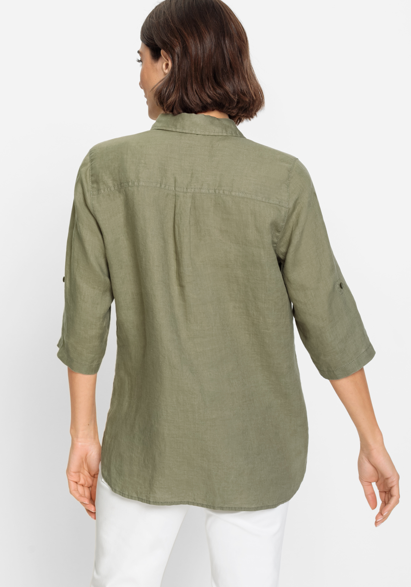 Blouse Woven Short Sleeves