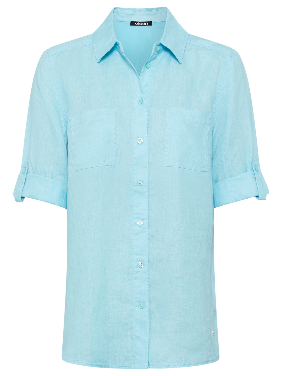 Blouse Woven Short Sleeves