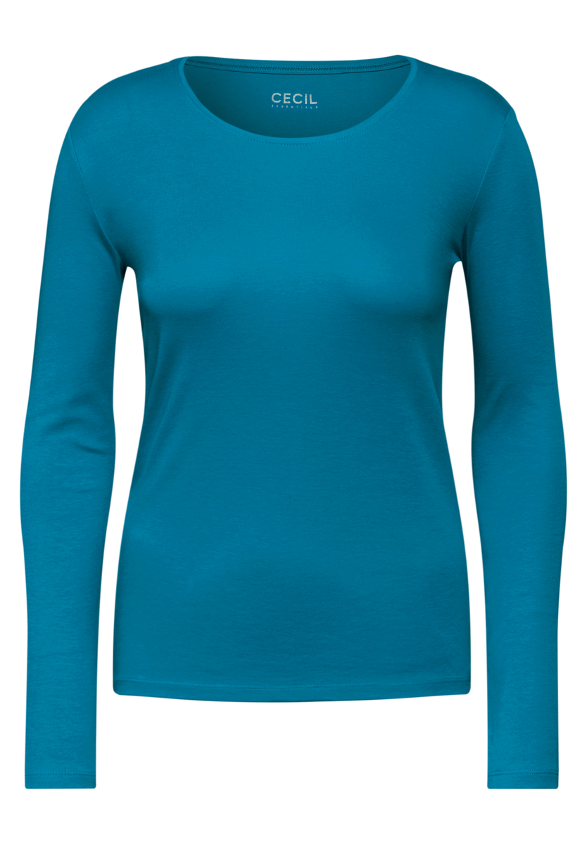 Shirt mit Rundhals